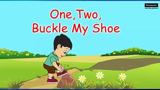 One Two Buckle My Shoe Nursery Rhyme - English For Children Lyrics