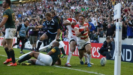 Spectacular moment Japan caused greatest RWC upset
