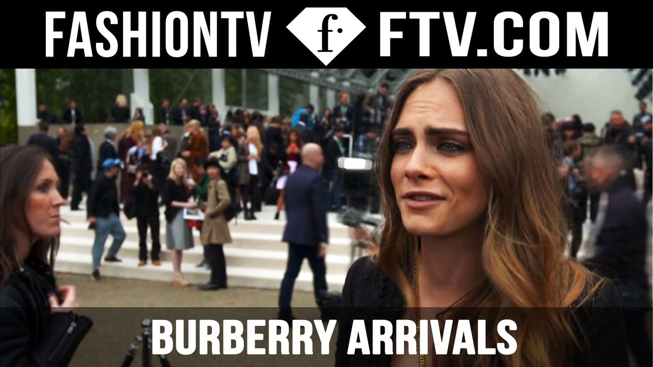 Arrivals at the Burberry Show London Fashion Week | LFW | FTV.com