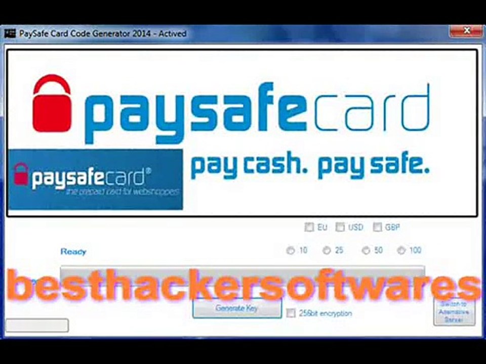 Final working PaySafe Card Code Generator 2014