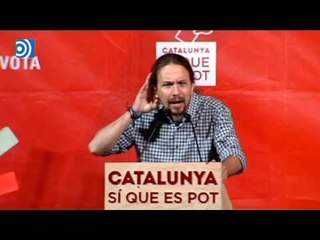 Pablo Iglesias: "Coleta Morada no entender Pequeño Pujol fumar puro con Gran Jefe Plasma"
