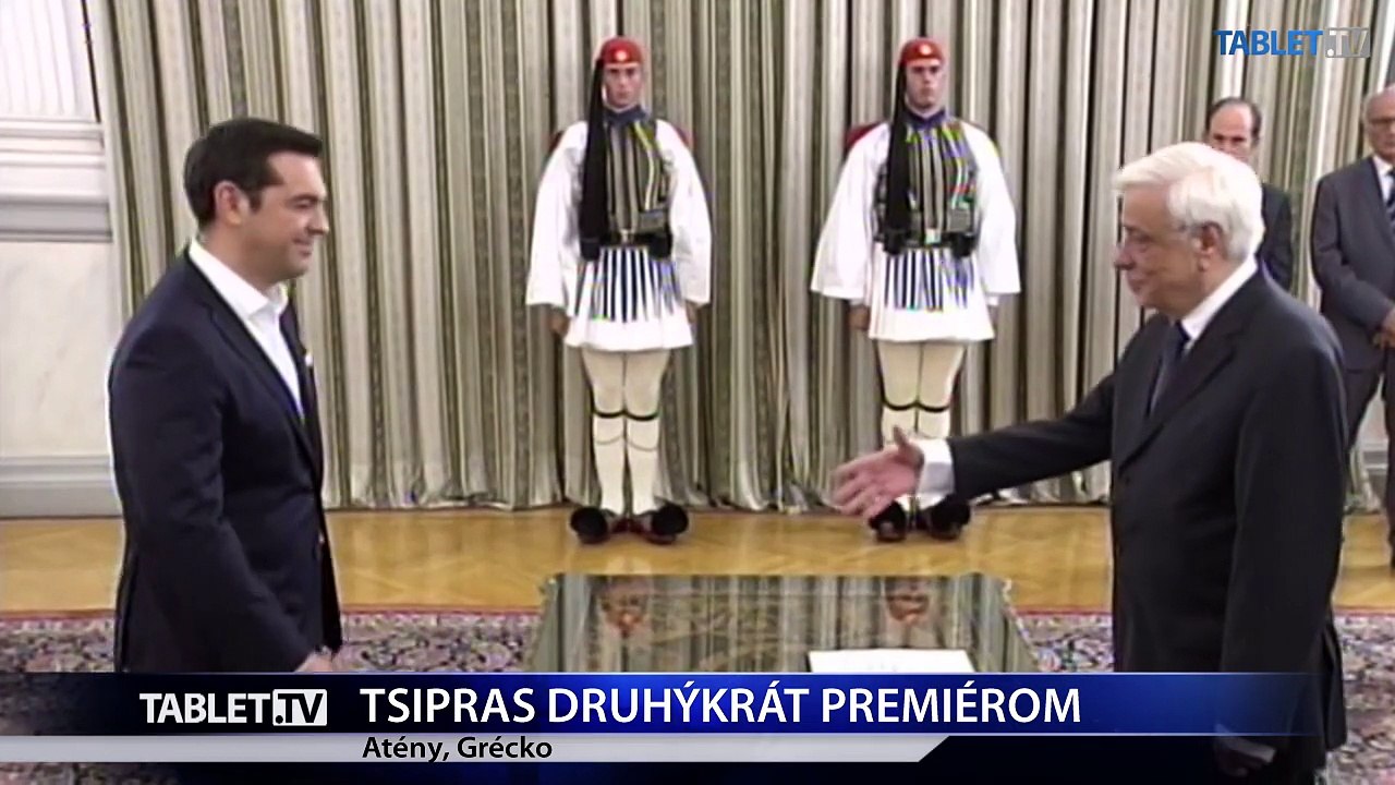 Staronový grécky premiér Alexis Tsipras zložil ústavou predpísaný sľub 