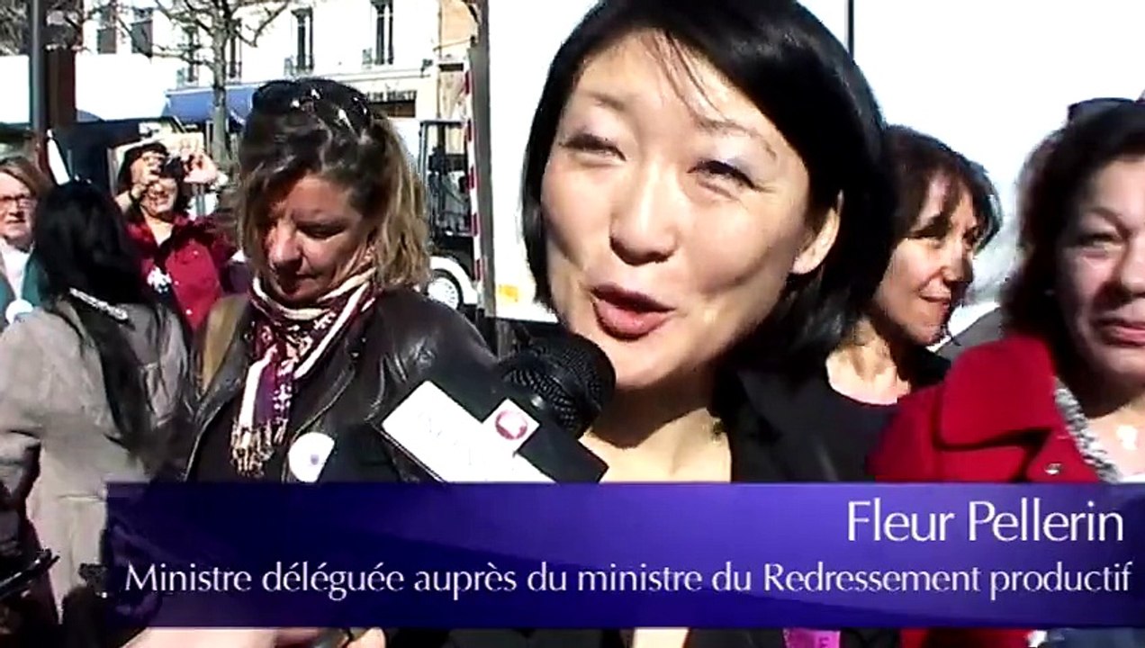 une « selfie » de Fleur Pellerin pour soutenir la liste PS à Vincennes pour les Municipales