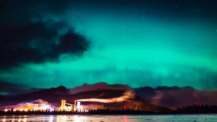 Des aurores boréales du Canada en accéléré