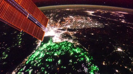 La Corée du Nord vue de nuit par la Station Spatiale Internationale