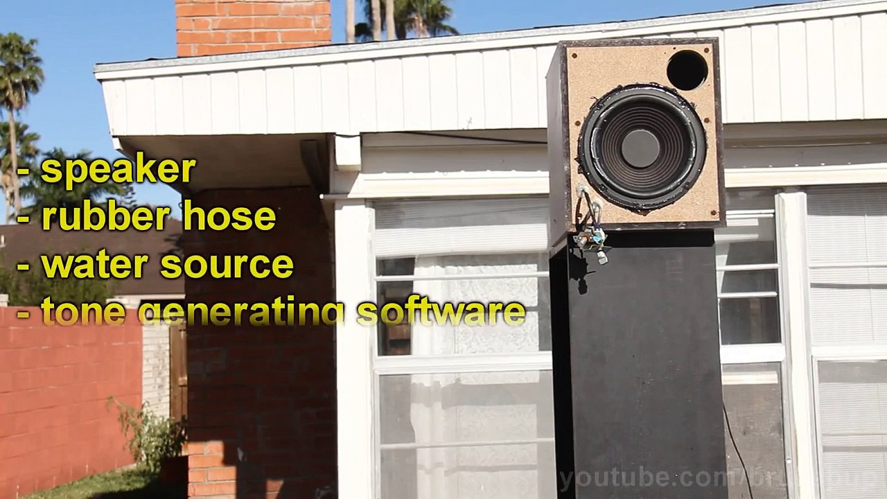 L'effet des ondes sonores sur l'eau