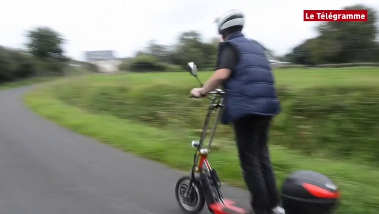 Lannion. Un tour de Bretagne en trottinant à l'électrique