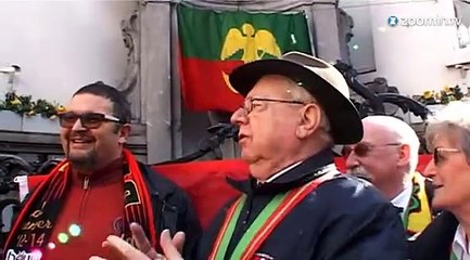 Manneken Pis avec un maillot des Diables Rouges