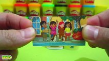 Dora And Friends POU Handy Manny Play-Doh Surprise Eggs - Best Kid Games