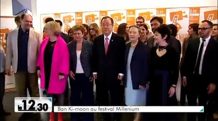 Ban Ki-Moon honoré à Bruxelles