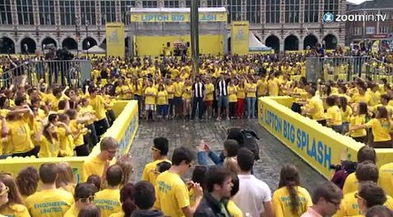 Belgique :  gigantesque bataille de ballons d’eau !