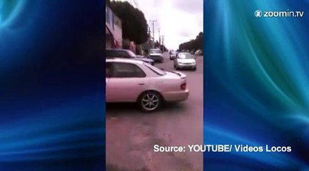 Un amant tout nu poursuivi par le mari dans la rue!