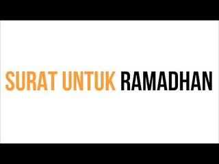 SURAT UNTUK RAMADHAN : Puasa dari Sudut Pandang Cewek