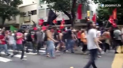 Victoire du Brésil mais les heurts se poursuivent