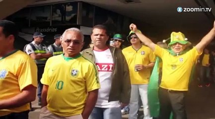 Mondial: les Brésiliens, fidèles supporters
