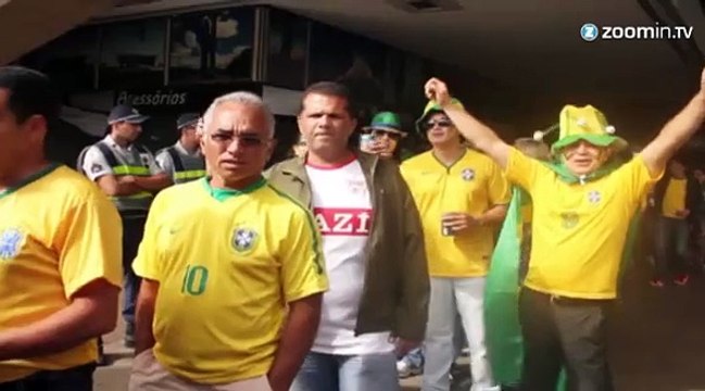 Mondial: les Brésiliens, fidèles supporters