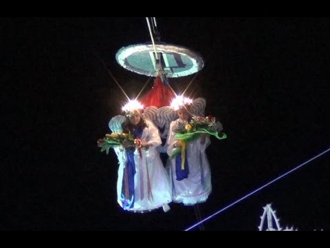 Lusciano (CE) - Il Volo dell'Angelo alla Festa di San Luciano (20.09.15)