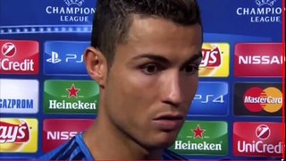 Real Madrid Vs Shakhtar Donetsk 4-0 - Cristiano Ronaldo After His Hat-Trick - September 15 2015