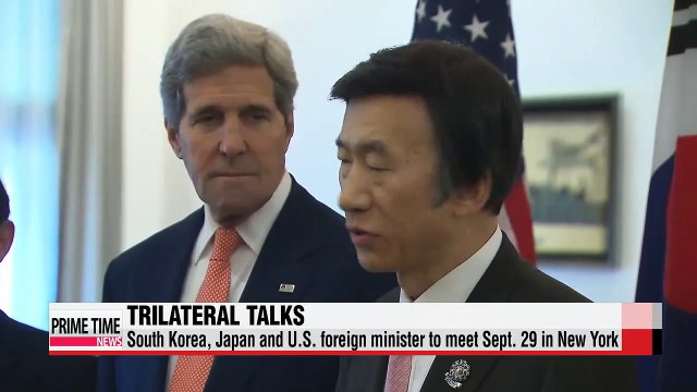 South Korea, U.S. and Japan foreign ministers to meet in New York