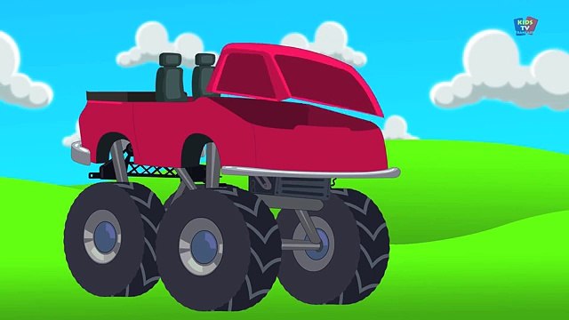 Le camion monstre _ bande dessinée monstre camion _Monster truck (360p)