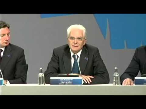 Germania - Vertice Arraiolos Dichiarazioni del Presidente Mattarella (22.09.15)