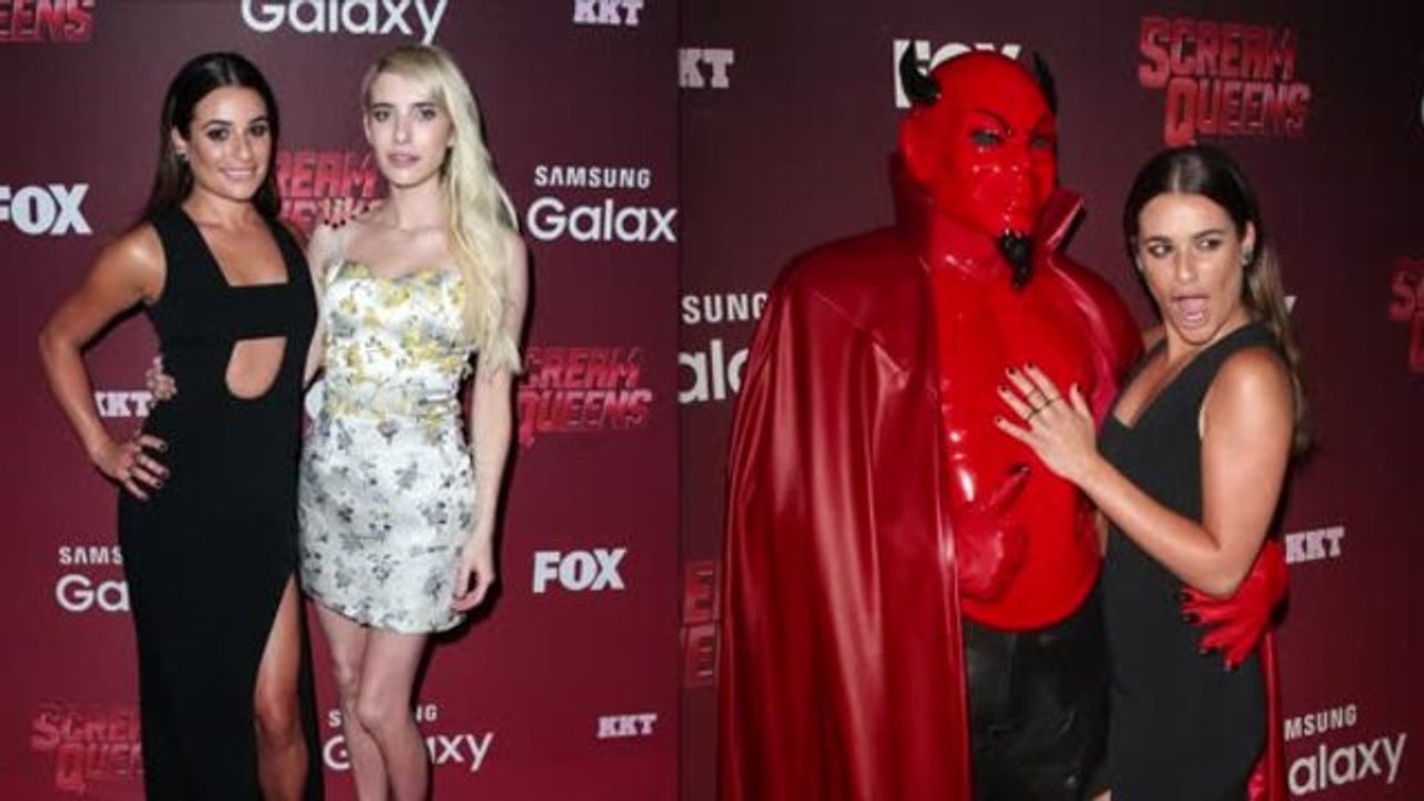 Lea Michele at Scream Queens Premiere