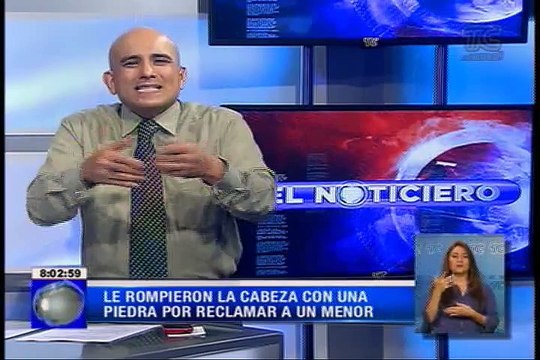 Le rompieron la cabeza con una piedra por reclamar a un menor