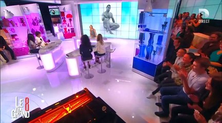 Le Grand 8 : Roselyne Bachelot fascinée par la "trompe d'éléphant" de Sylvain Potard (Les Dieux du stade)