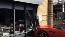 Car crashes into Belfast restaurant window