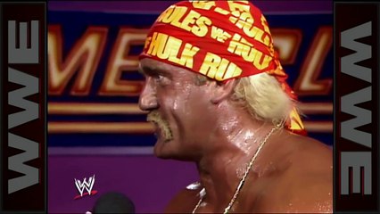 Hulk Hogan and Brutus Beefcake epic promo