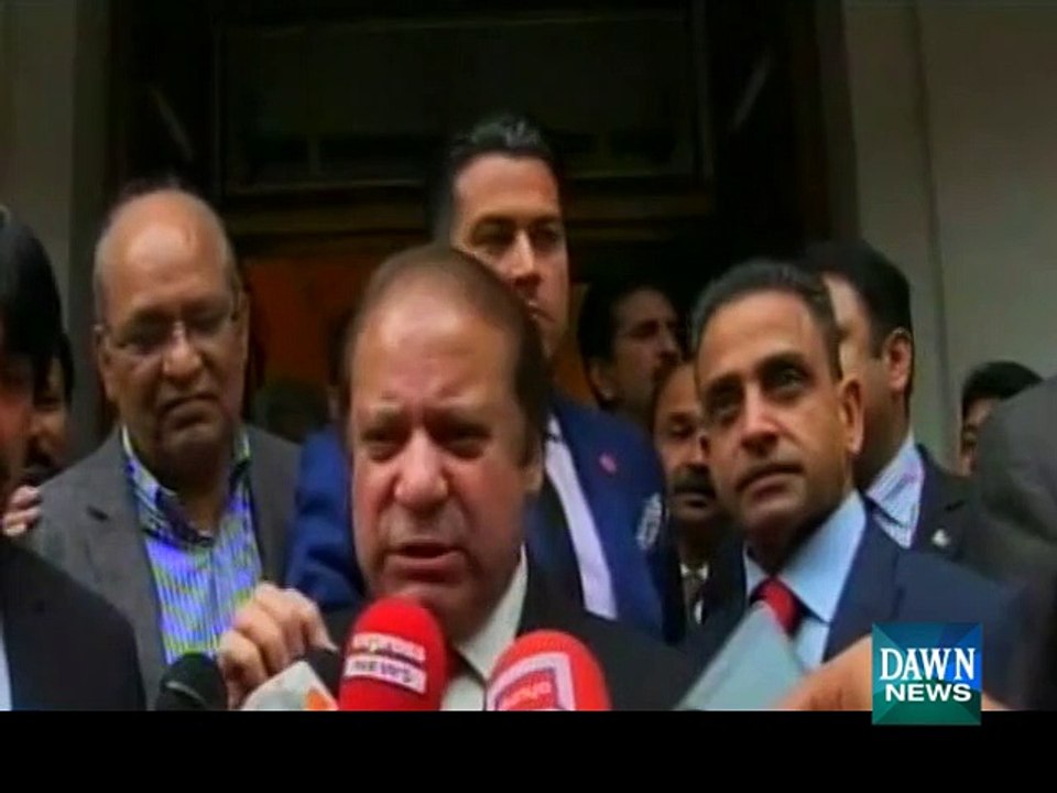PM Nawaz Sharif Media Talk in London