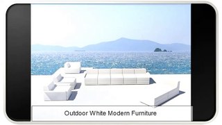 Outdoor White Modern Furniture