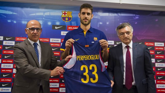 FCB Lassa (Basket): Presentació Stratos Perperoglou [CAT]