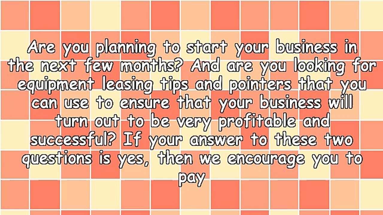 Leasing Tips for New Business Owners