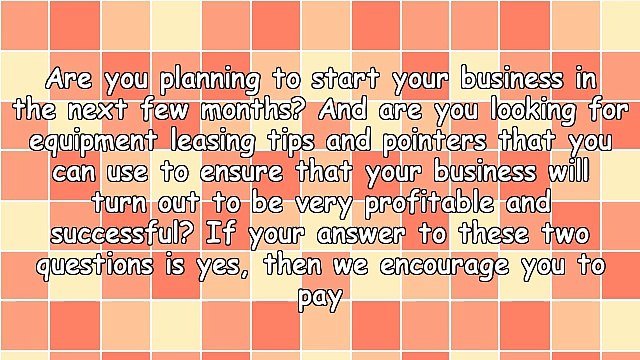 Leasing Tips for New Business Owners