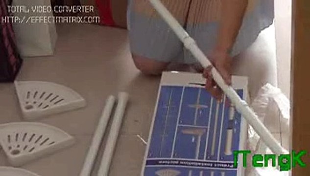 4 Tier Adjustable Telescopic Corner Bathroom Shelf Organizer