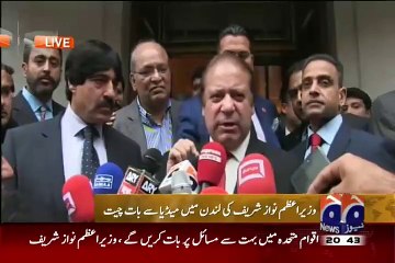 PM Nawaz Sharif Media Talk from London - 22nd September 2015