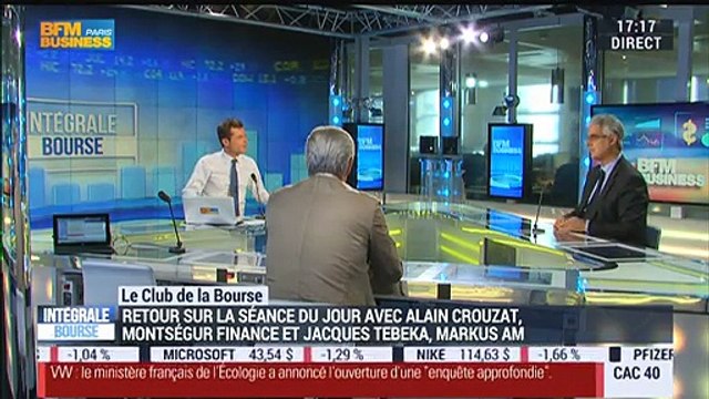 Le Club de la Bourse: Alain Crouzat, Jacques Tebeka et Frédéric Rozier - 22/09