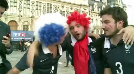 Mondial : les fans des Bleus fous de joie!