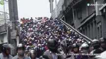 Choc: une marée de scooters s'empare des rues de Taïwan
