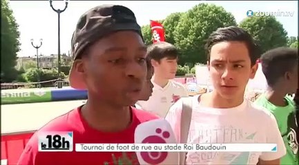 Quand le foot s'empare des rues de Bruxelles!