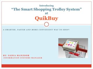 CIS8000 THE SMART SHOPPING TROLLEY SYSTEM U1070778