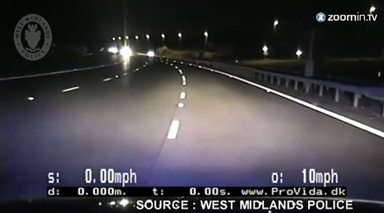 La police provoque une collision avec un chauffard
