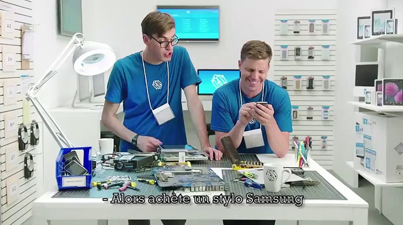 Comment Samsung se moque d'Apple