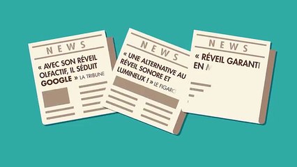 Sensorwake : le réveil olfactif crée par un jeune adulte