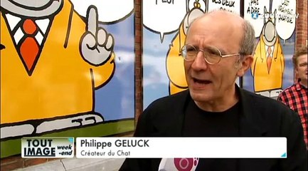 Geluck signent la plus longue fresque BD du monde