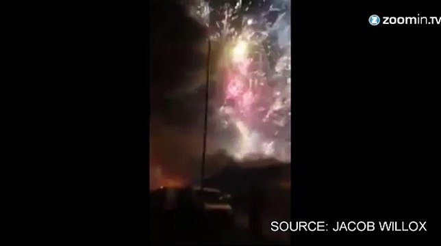 Un incendie déclaré dans une usine de feux d'artifice!