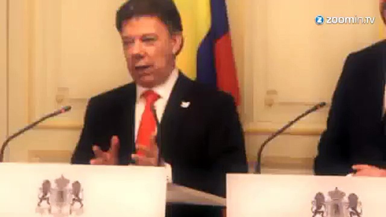 Le Président colombien félicité en Belgique