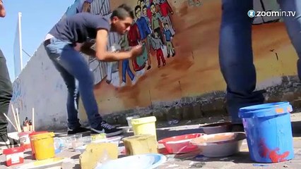 Gaza : des pinceaux contre les bombes