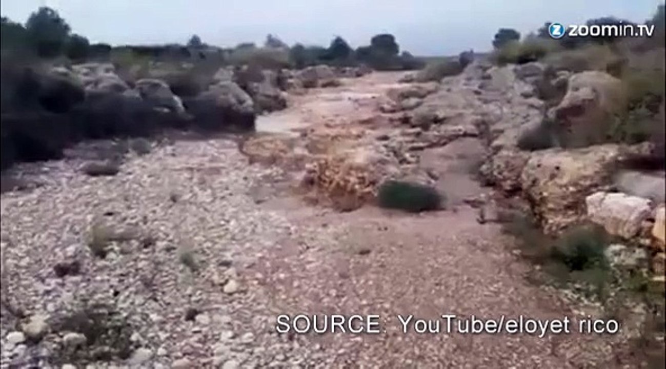 Espagne: Une rivière asséchée revit, comme par magie!